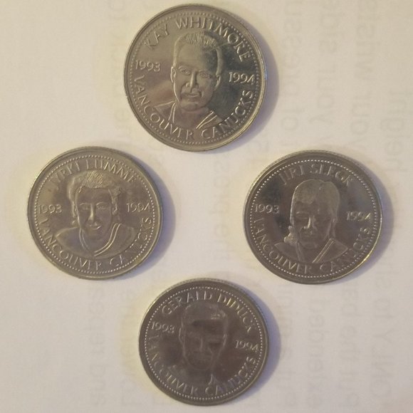 '93-'94 Vancouver Canucks Team coin collection coins - Picture 2 of 6